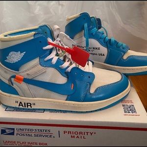 Off White UNCs 1 Blue/White Size 10
